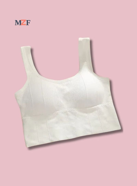 YogaMum Bra Plus Blanc / One Size For 40-70Kg